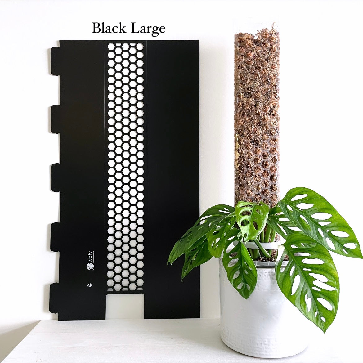 leafy モスポール ブラック ラージサイズ